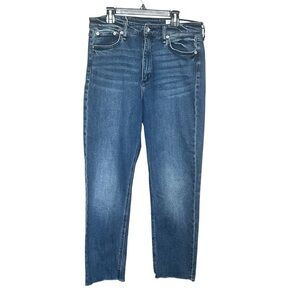 Rag & Bone Nina High Rise Ankle Cigarette Jeans SZ 28 Casual Classic Faded